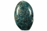 Free-Standing, Polished Blue Apatite - Madagascar #223063-1